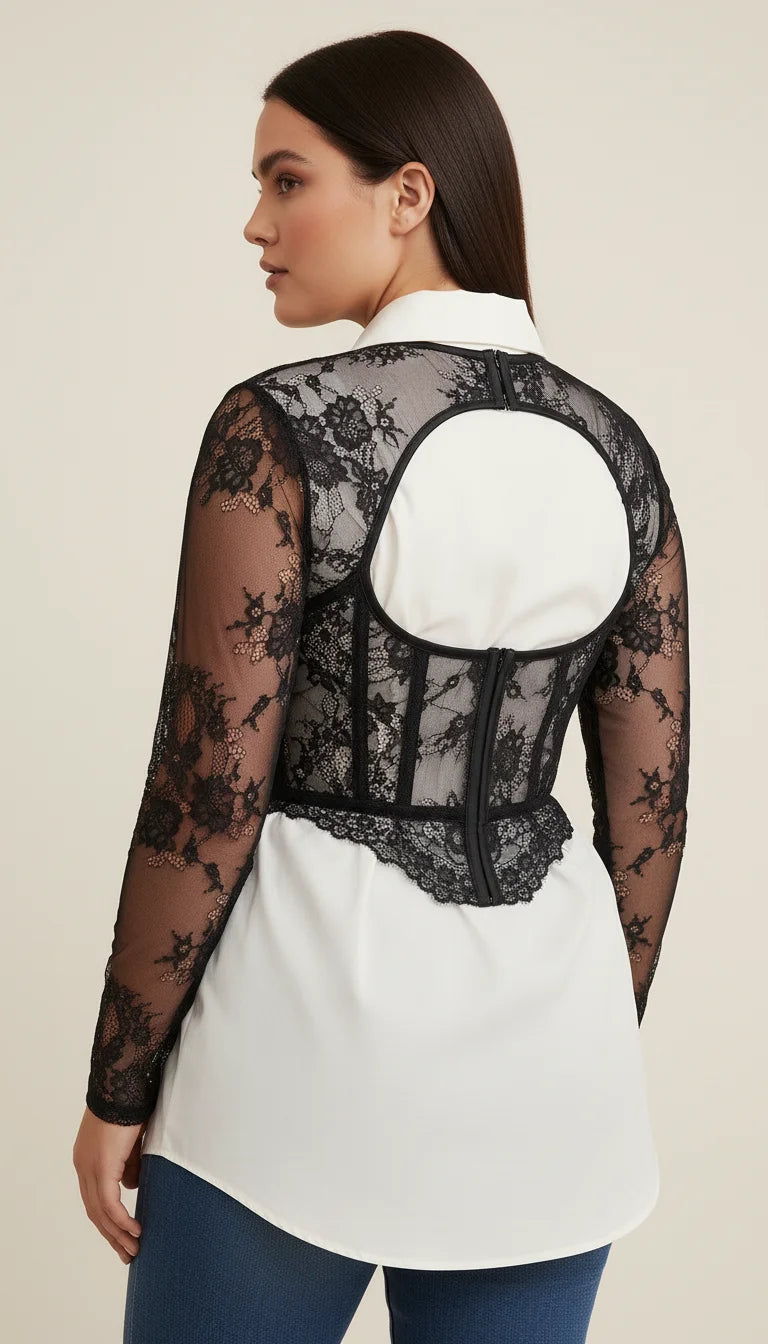 Corset Sans Lacet - Vue dos