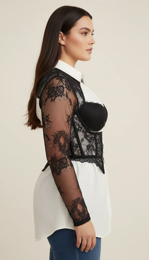 Corset Sans Lacet - Vue profil