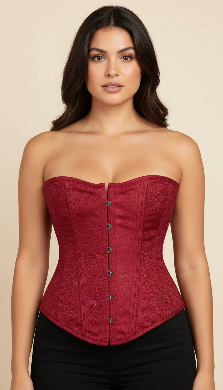 Corset Sculptant Rouge Élégant