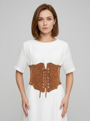 Corset Underbust Cuir - Vue principale (petite)