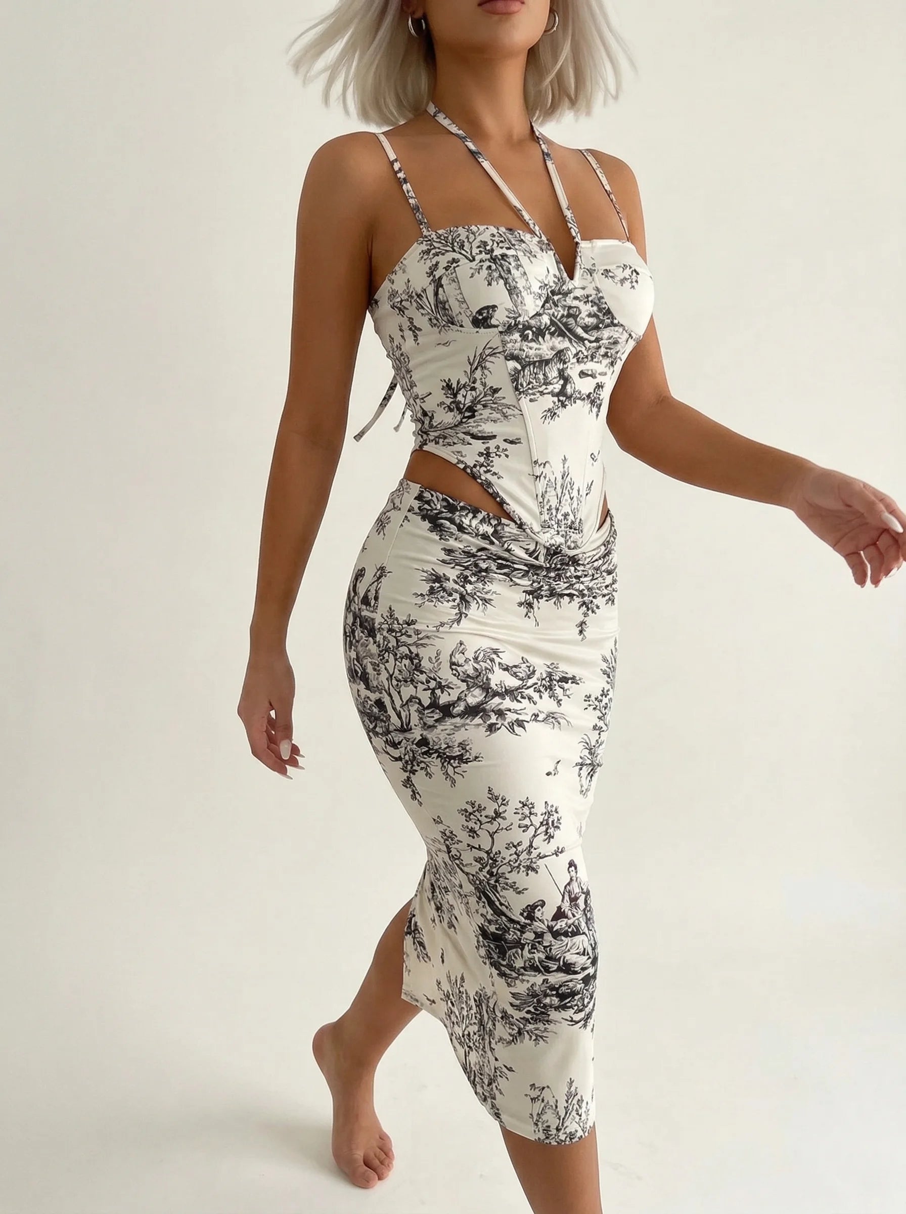 Ensemble Corset Femme - Vue mouvement (petite)