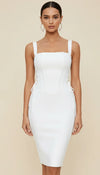 Robe Corset Bandage Ivoire