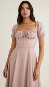 Robe Corset Bustier Rose Poudré
