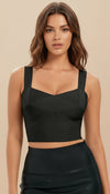 Top Corset Bandage Noir