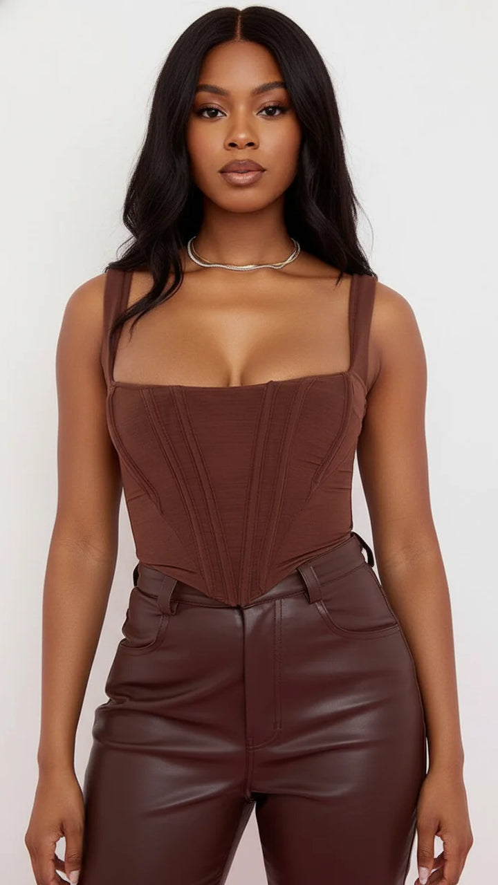 Corset Marron